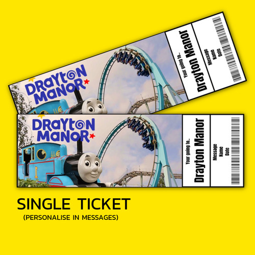 Drayton manor mock - manor, ticket