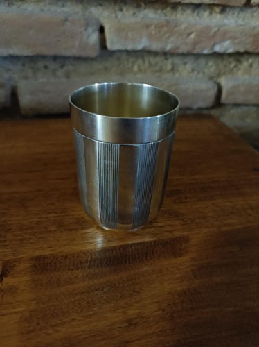 Art deco timpani solid silver - art,