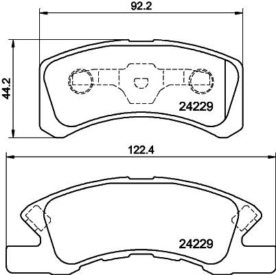 Mintex front brake - mintex, pad