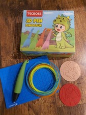 Tecboss 3D Printing Pen Dinosaur with Multicoloured Filament Silicone Mat