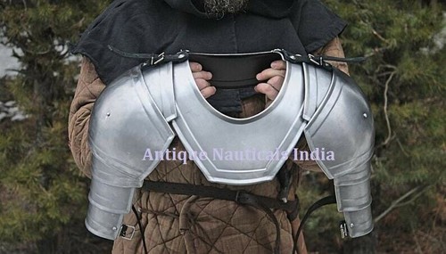 Pair pauldrons gorget armor - pauldrons,