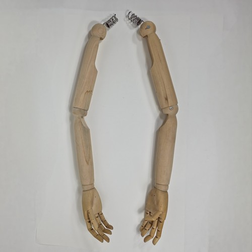 Pair female wooden mannequin - female,