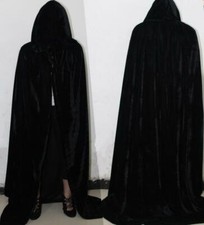 Hooded Velvet Cloak Robe