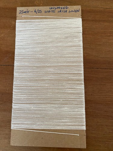 White irish linen hand - white,