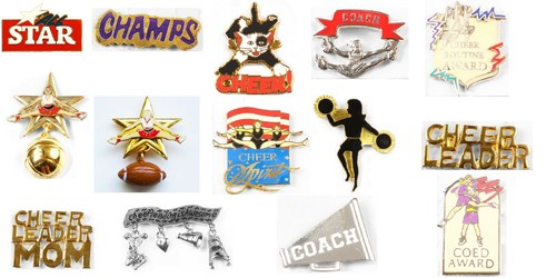 New cheerleading pins - new!,