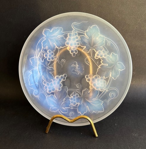 Antique opalescent glass cup