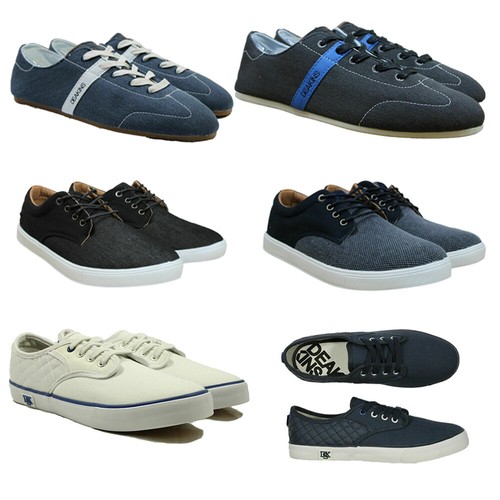 Men canvas lace shoes - men's,