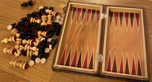 Chess backgammon board - chess,