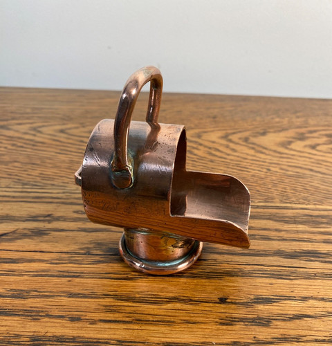 Antique solid copper miniature - antique,