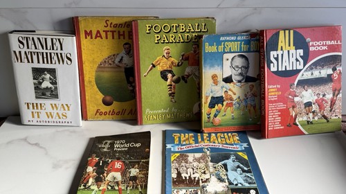 Vintage football books annuals - football,