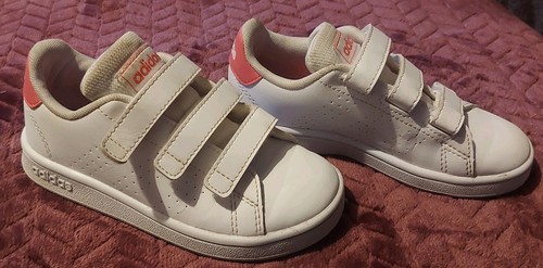 Adidas kids white and - white, pink