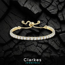 Simplistic 18ct Gold Tennis