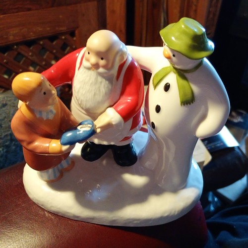Coalport snowman and father - coalport,
