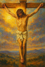 Jesus Crucifixion Painting