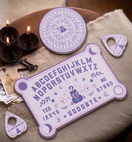 Wooden ouija board - ouija, w