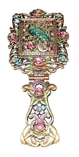 Bejewled foldable hand - bejewled, mirror