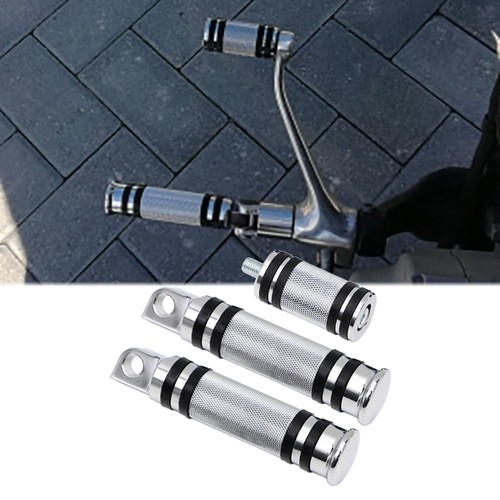 Motorcycle knurled foot pegs - knurled, +