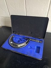 MOORE & WRIGHT OUTSIDE MICROMETER 75-100mm ENGINEERS TOOL No. 966M in Case