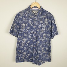 Mantaray Shirt Mens Large Blue