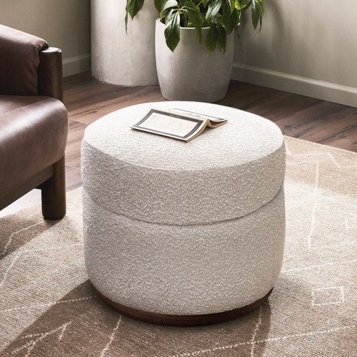 Ottoman storage stool - ottoman,