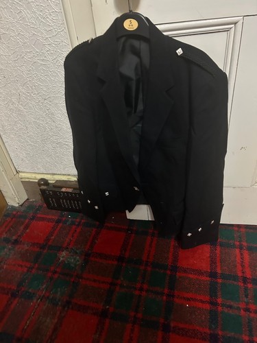 Black kilt jacket silver - black,