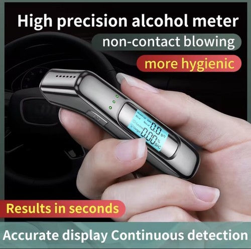 Portable digital breathalyzer - digital,