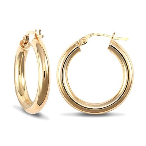 Creole earrings 9ct - creole,