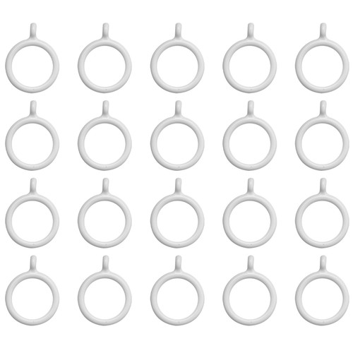 20x white 25mm inner plastic - 20x,