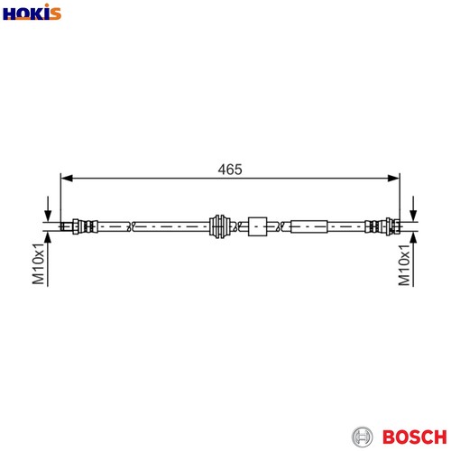 Brake hose 987 481 - 987, for