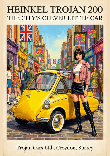 Classic 1960 style heinkel - 1960's,