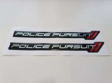POLICE PURSUIT badges (X2)