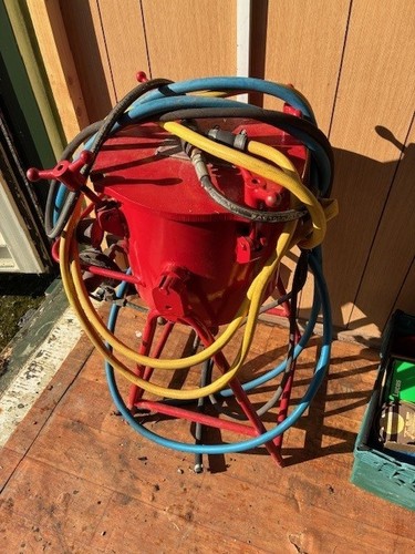 Boc sand blast pot - blast, gun