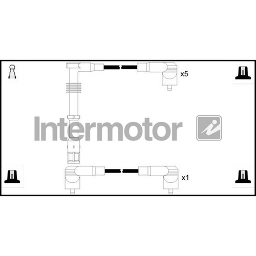 Leads ignition cables kit - ht,
