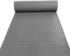 Nisorpa Heavy Duty Garage Flooring Roll PVC Mat 1.2 x 2.5m Non-Slip Grey