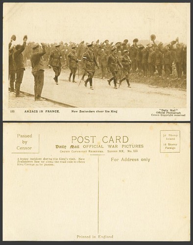 Ww1 daily mail old postcard - mail,