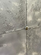 Antique effect mirror tiles