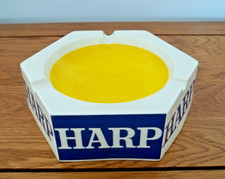 Vintage Harp Lager Ashtray, Dish, Wade Ceramics, Breweriana Large Retro Man Cave