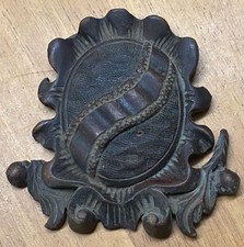 Quality Antique Small Carved Plaque