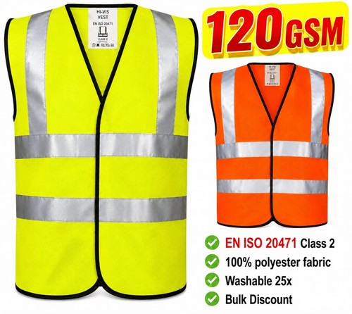 Vis vest yellow orange high - hi,