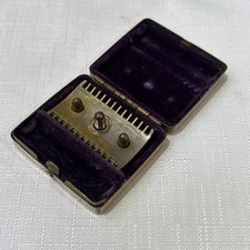 Vintage 1920s GILLETTE SAFETY RAZOR Case And Incomplete Razor