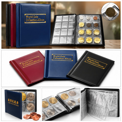 Coin album for 120 - 120, coins