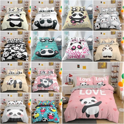 Lovely panda duvet quilt - panda, cover