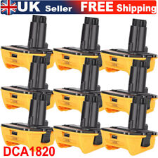 1-10x For Dewalt Battery Adapter DCA1820 18V 20V Li-ion Convert To DC9096 Ni-Cd