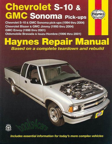 Shop manual s10 repair - manual,