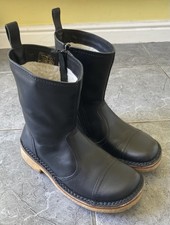 SWEDISH HASBEENS BLACK LEATHER