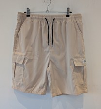 Beige Cargo Shorts Mens L 100%