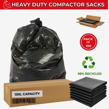 Heavy Duty Black Wheelie Bin