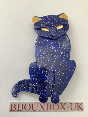 Lea stein sacha cat brooch - lea,