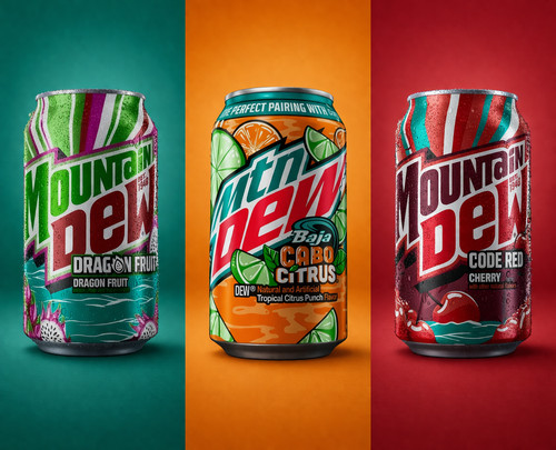 Mountain dew rare flavors - mountain,