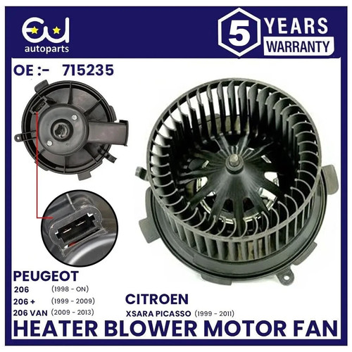 Heater blower motor fan - motor,